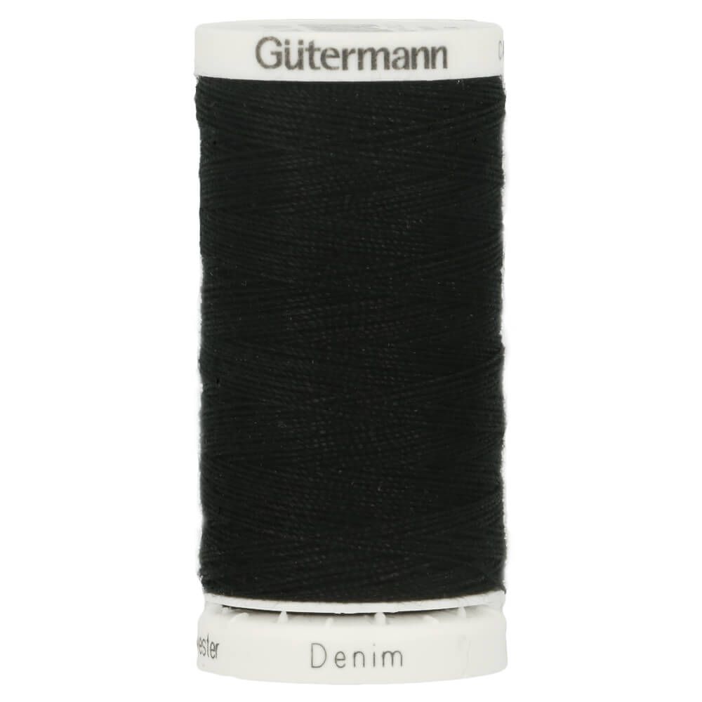 Gütermann jeans (denim) naaigaren - 100 meter- col. 1000 - zwart